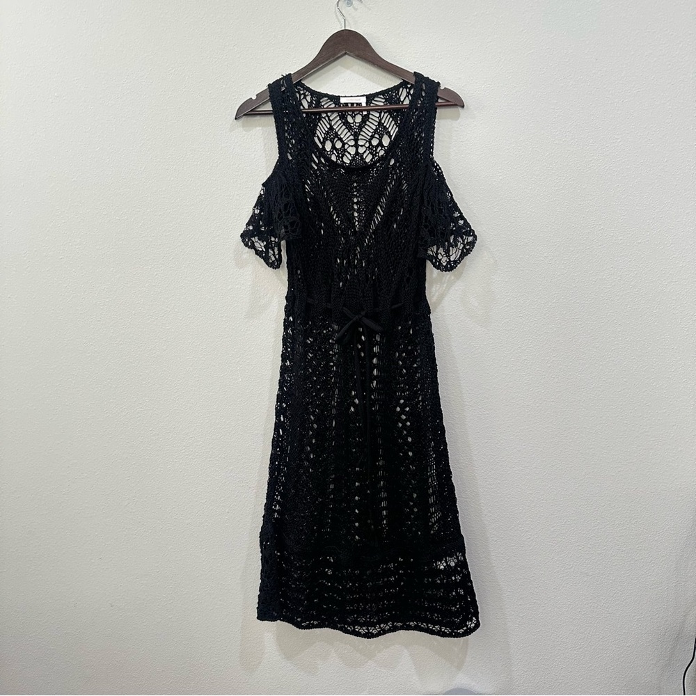See by Chloe crochet black summer dress